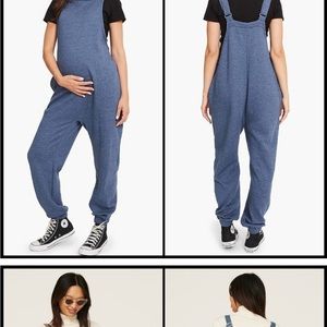 Hatch quilted maternity overalls size 3